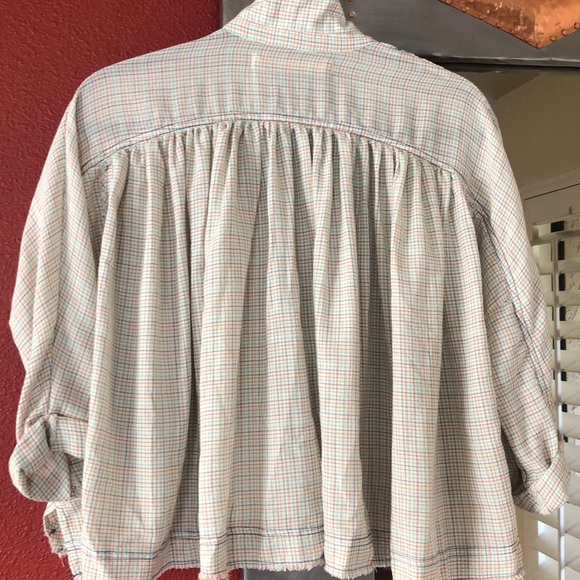 We The Free crop plaid top - Picture 2 of 2